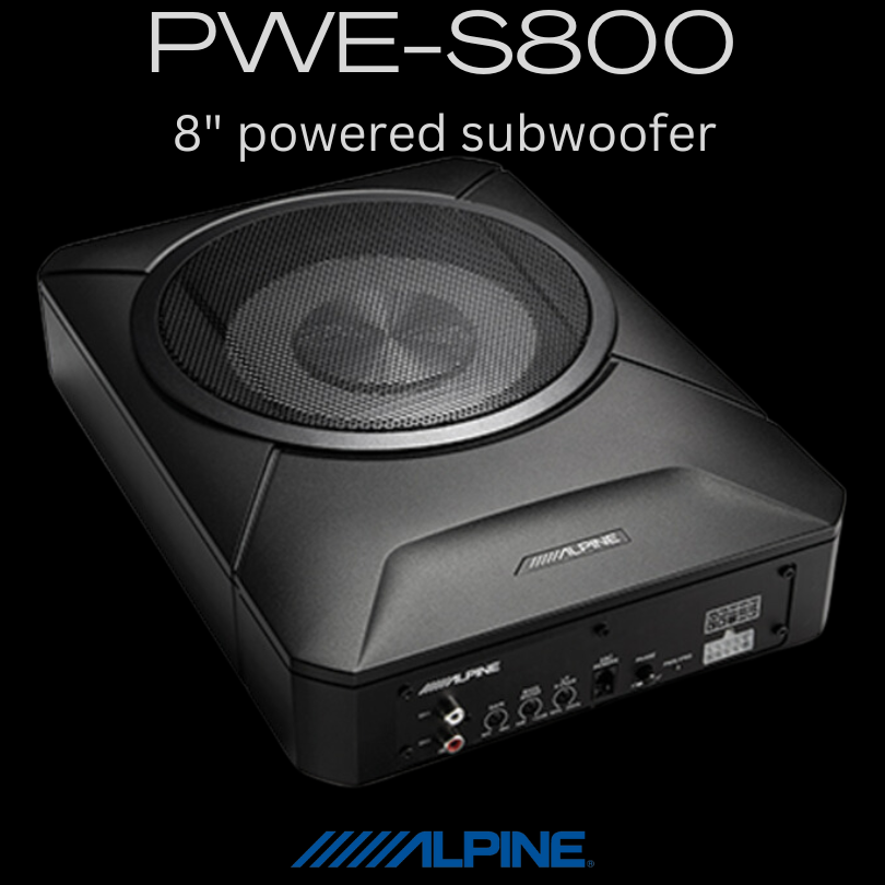 Alpine PWE-s800 underseat subwoofer