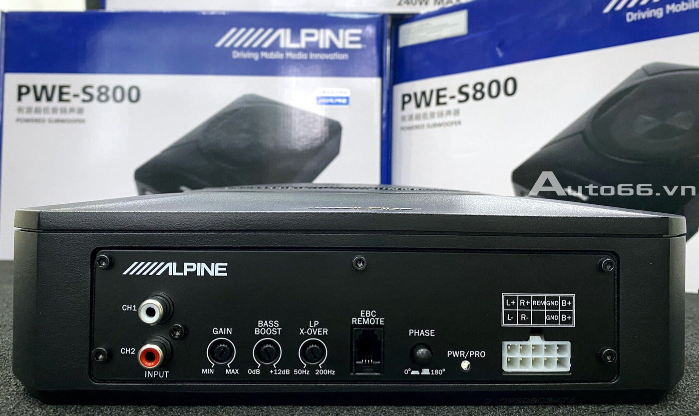 Alpine PWE-s800 underseat subwoofer