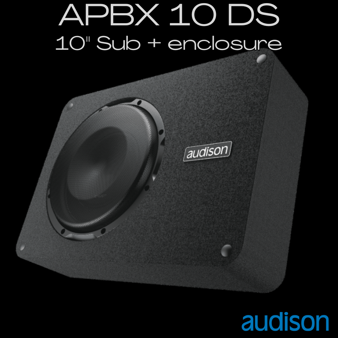 Audison APBX 10 DS 10 inch subwoofer enclosure