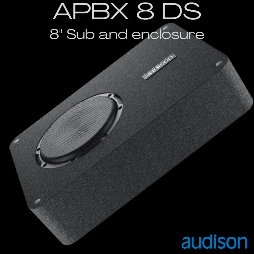 Audison APBX 8 DS 8 Inch Sealed Subwoofer Box