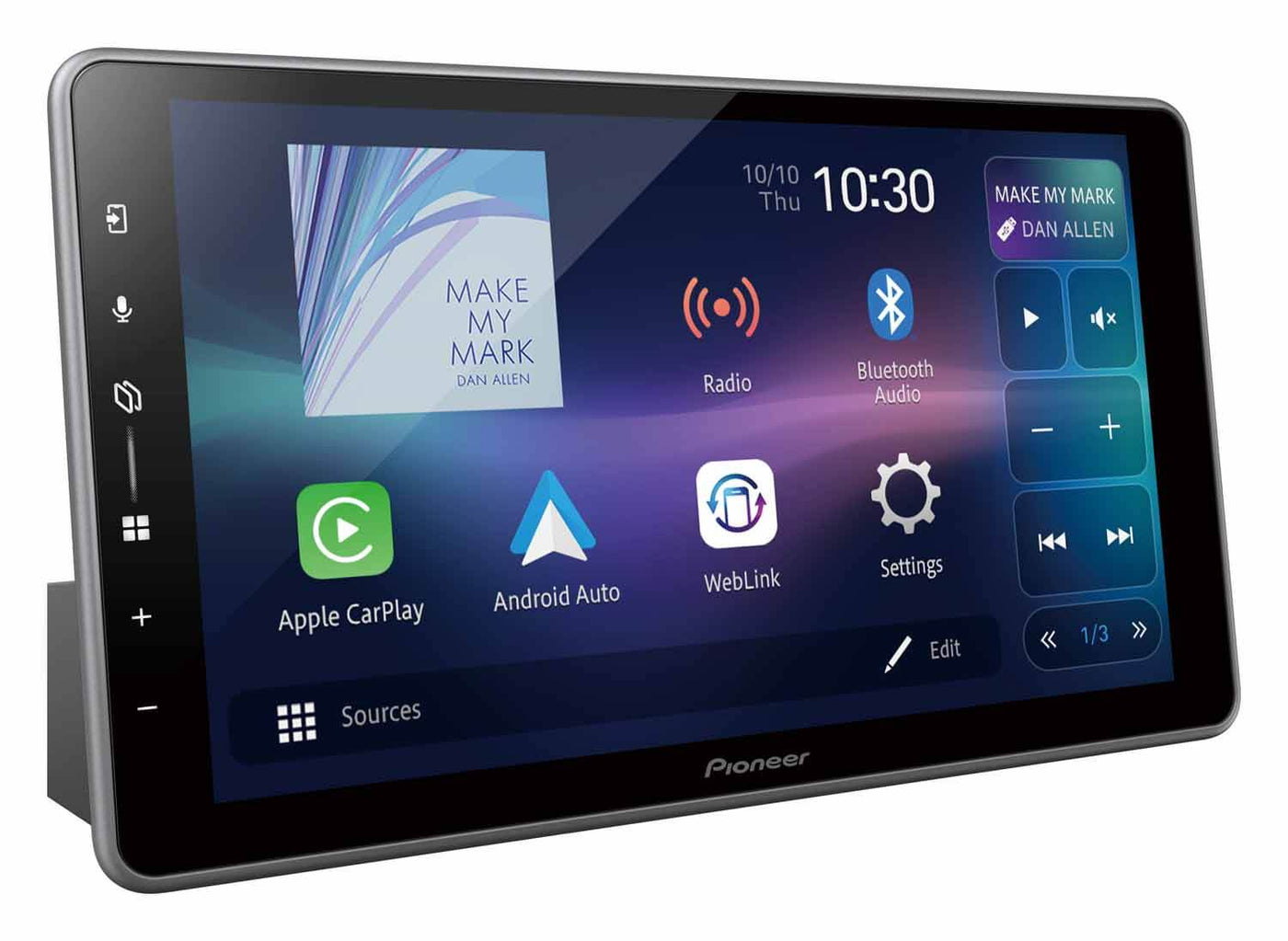 Pioneer DMH-ZF7650BT 9" CarPlay + AndroidAuto stereo