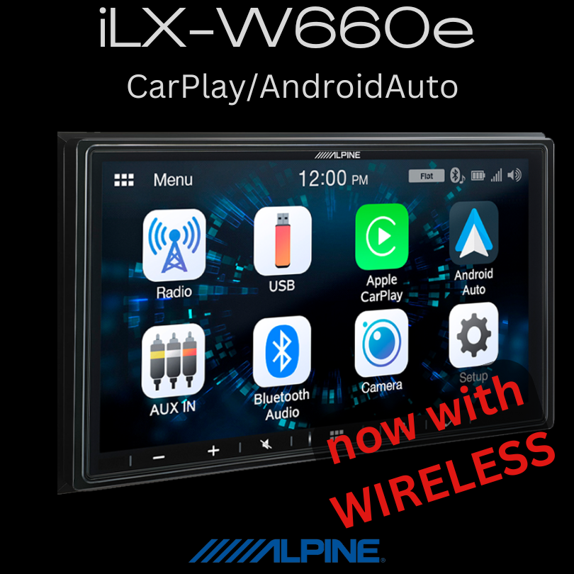 Alpine iLX-w660 WIRELESS CarPlay Android Auto version