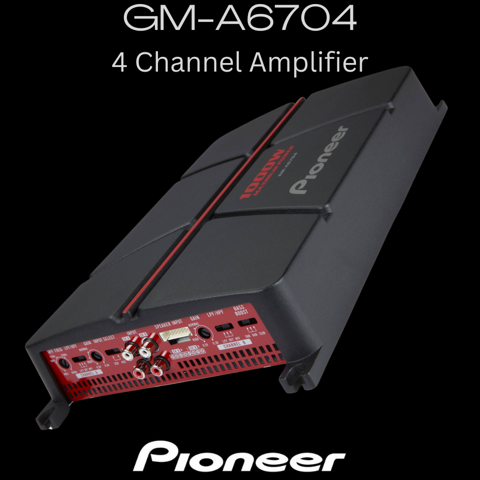 Pioneer GM-A6704 4 channel amplifier